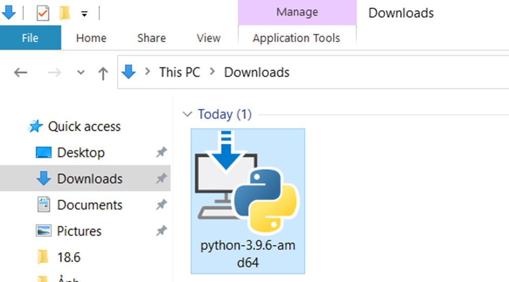 Bộ cài đặt Python cho windows